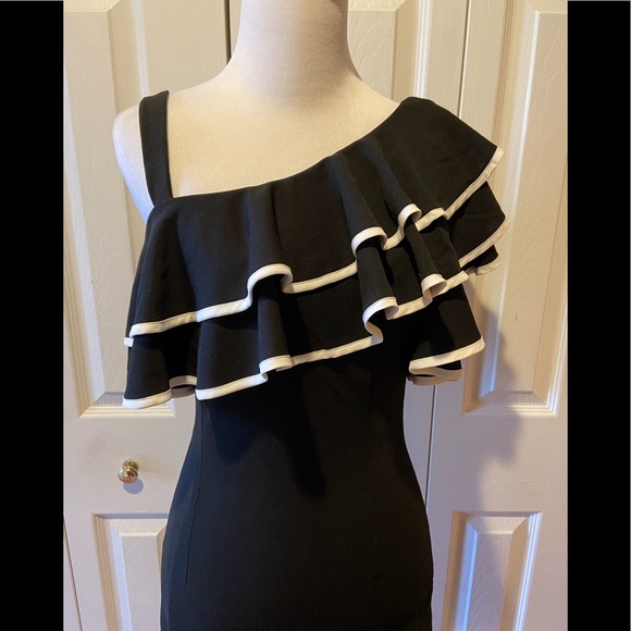 NWT~Fun Flirty One Shoulder Cocktail Dress by INA - Picture 8 of 8